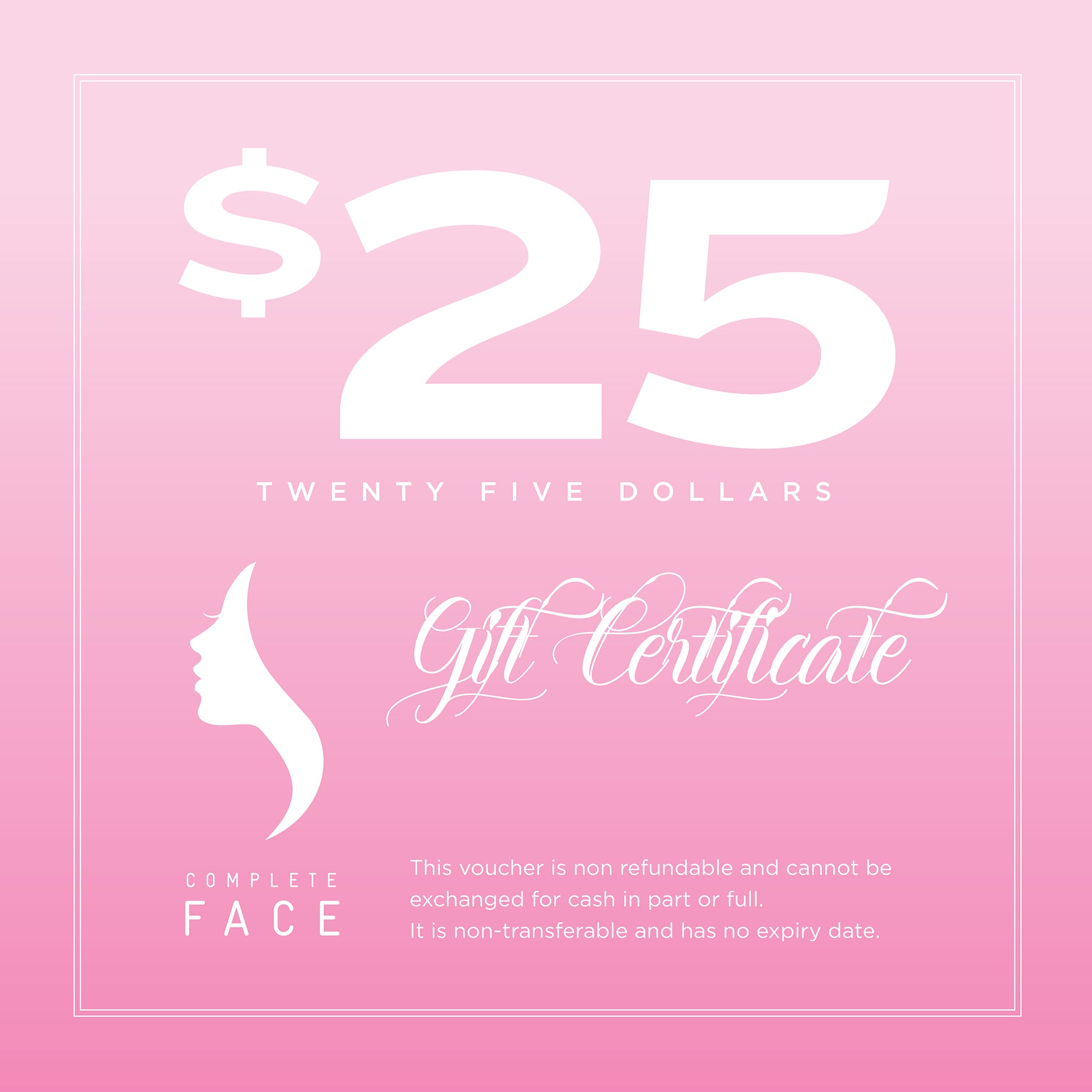 Complete Face Cosmetics Gift Card